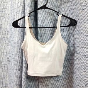 Lululemon White Align Bra
